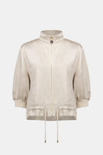 Load image into Gallery viewer, Satin Jacket with Drawstring Hem
