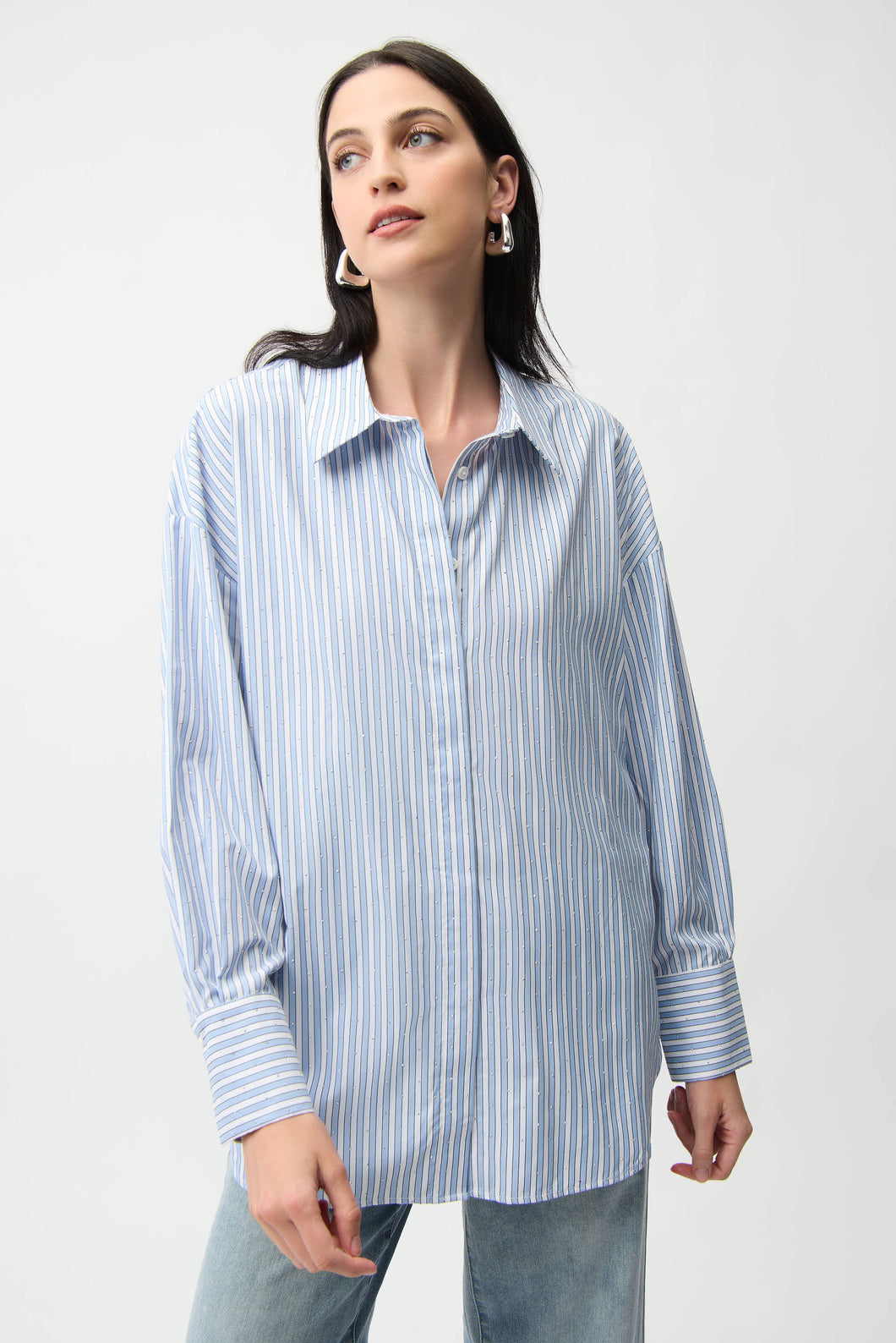 Tencel Striped Blouse