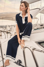 Load image into Gallery viewer, Culotte Pant with Stripe Detail
