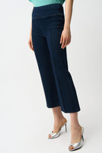 Load image into Gallery viewer, Knit Denim Cropped Flared Pant
