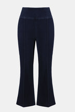 Load image into Gallery viewer, Knit Denim Cropped Flared Pant
