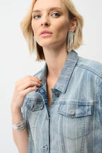 Load image into Gallery viewer, Denim Jacket with Rhinestones
