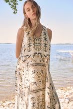 Load image into Gallery viewer, Linen Blend A-Line Print Dress
