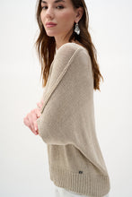 Load image into Gallery viewer, Viscose and Lurex Sweater Knit Relaxed Top
