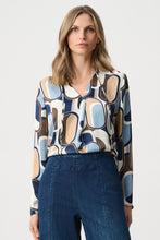 Load image into Gallery viewer, Satin Geometric Top
