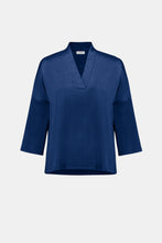 Load image into Gallery viewer, Crushed Satin V Neck Top
