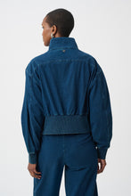 Load image into Gallery viewer, Denim Bomber Jacket
