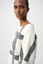 Load image into Gallery viewer, Brushed Plaid Boat Neck Sweater
