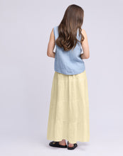Load image into Gallery viewer, Lucia Tiered Linen Skirt
