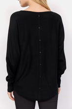 Load image into Gallery viewer, Dollie Sweater with back button detail
