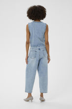 Load image into Gallery viewer, Denim Embroidered Vest
