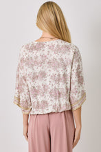 Load image into Gallery viewer, Broder Print Kimono Top
