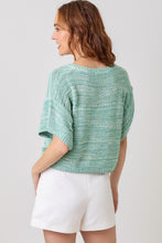 Load image into Gallery viewer, Melange relaxed Pullover Sweater
