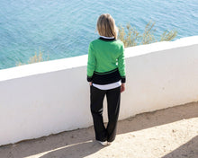 Load image into Gallery viewer, Kelly Green V Neck Sweater
