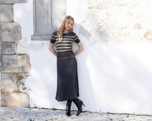 Load image into Gallery viewer, Striped Sweater Knit Top
