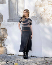 Load image into Gallery viewer, Striped Sweater Knit Top
