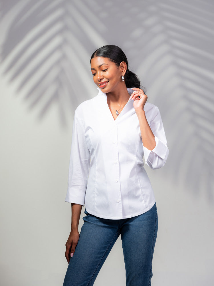 Classic White Blouse