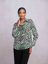 Load image into Gallery viewer, Zebra Patterned Blouse
