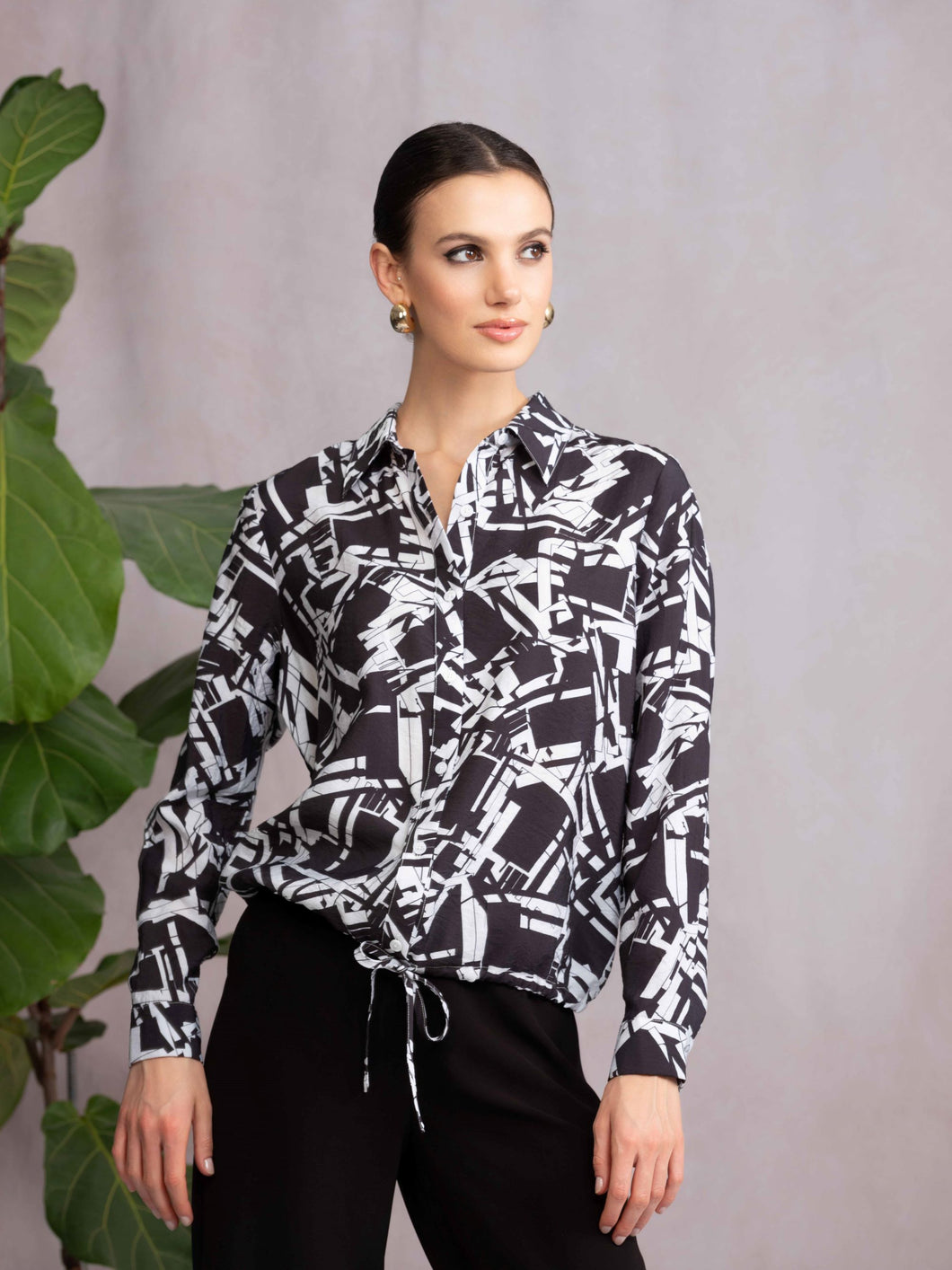 Pattered Blouse