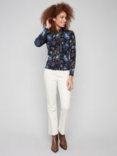 Load image into Gallery viewer, Printed Mock Neck Top
