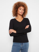 Load image into Gallery viewer, Tencel V Neck Long Sleeved Top
