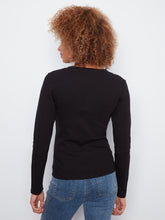 Load image into Gallery viewer, Tencel V Neck Long Sleeved Top
