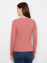 Load image into Gallery viewer, Tencel V Neck Long Sleeved Top
