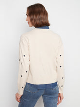 Load image into Gallery viewer, Sweater with Hearts and Collar
