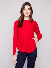 Load image into Gallery viewer, Sweater with lace up detail
