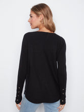 Load image into Gallery viewer, Knit Sweater with Lace Up Cuffs
