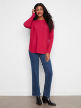 Load image into Gallery viewer, Knit Sweater with Lace Up Cuffs

