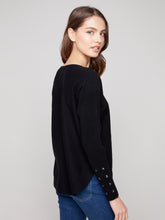 Load image into Gallery viewer, Sweater with Cuff Detail
