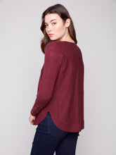 Load image into Gallery viewer, Sweater with Cuff Detail
