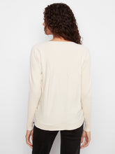 Load image into Gallery viewer, Side Button Sweater Cream
