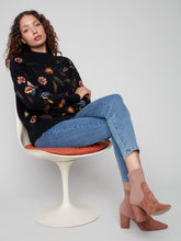 Load image into Gallery viewer, Embroidery Mock Neck Sweater
