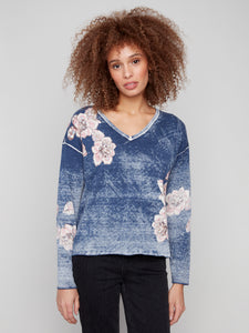 Reversible V Neck Sweater
