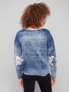 Reversible V Neck Sweater