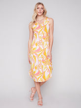 Load image into Gallery viewer, Printed Sleeveless Cotton Dress

