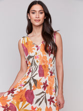 Load image into Gallery viewer, Printed V Neck Dress
