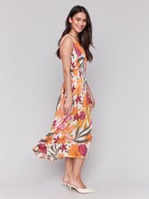 Load image into Gallery viewer, Printed V Neck Dress
