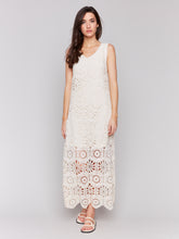 Load image into Gallery viewer, Crocheted Sleeveless Maxi Dress
