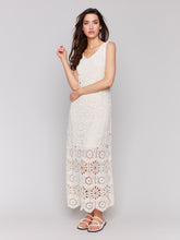 Load image into Gallery viewer, Crocheted Sleeveless Maxi Dress
