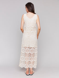 Crocheted Sleeveless Maxi Dress