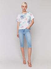 Load image into Gallery viewer, Short Sleeved Tropical Top
