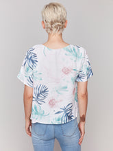 Load image into Gallery viewer, Short Sleeved Tropical Top
