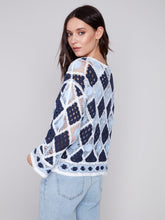 Load image into Gallery viewer, Crocheted Long sleeved sweater
