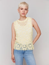 Load image into Gallery viewer, Sleeveless Crochet Top

