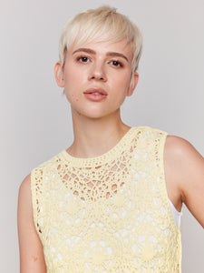 Sleeveless Crochet Top