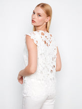Load image into Gallery viewer, Crocheted Floral Top
