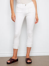 Load image into Gallery viewer, White Cropped Jean
